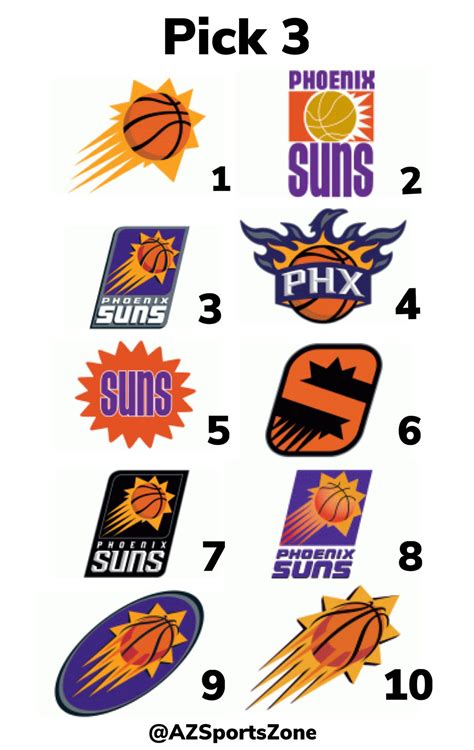 You can only pick three: Phoenix Suns logo edition - Bright Side Of The Sun