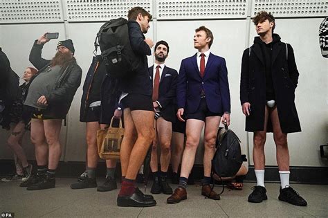 Londoners Observe No Trousers Tube Ride While Stripping Off Their Pants To Uphold Year Old
