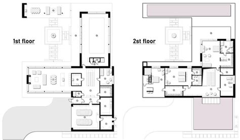 Premium Photo Architectural Drawing Modern Architecture House Plan