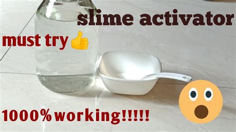 How To Make Slime Activator At Home Slime Activator Slime Activator