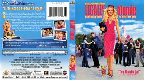 Legally Blonde Movie Blu Ray Scanned Covers Legally Blonde Dvd
