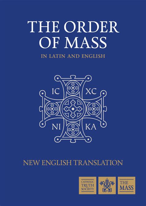 Order Of Mass In Latin And English Catholic Truth Society