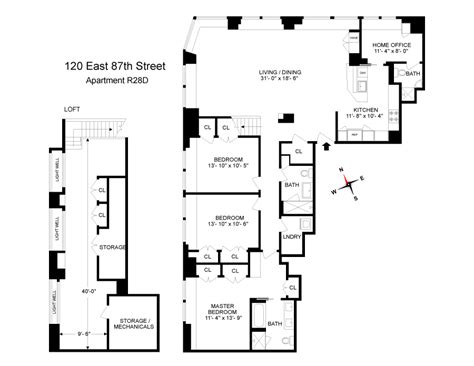 120 East 87th Street R28d New York Ny 10028 Sales Floorplans