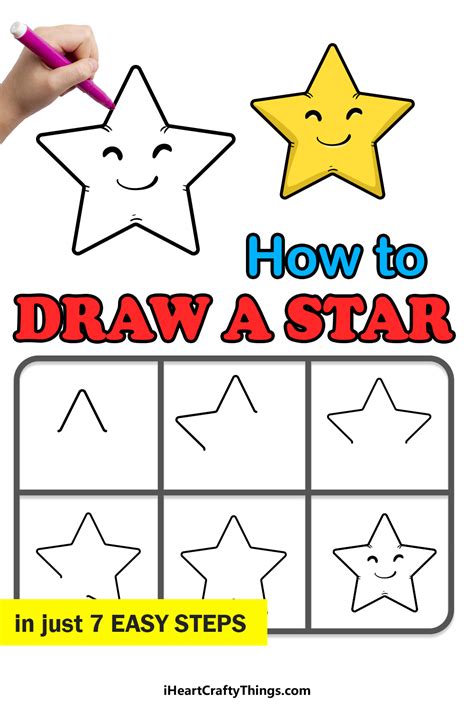 Star Drawing How To Draw A Star Step By Step 2023