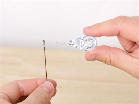 Or wrap duct tape on your opposite hand and pass it over where it got stuck. How to Use a Needle Threader - iFixit Repair Guide