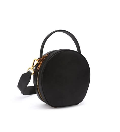 Leather Women Circle Handbag Purse Shoulder Bag Purse For Women Fashion