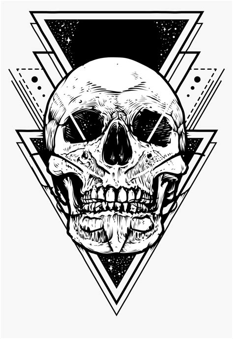 Geometric Skull Sketch Tattoo Drawings Sketch Drawing Idea