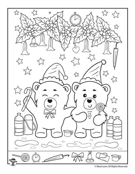 Printable Christmas Hidden Picture