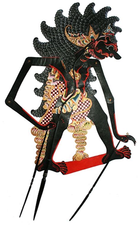 Indonesian Shadow Puppets Wayang Kulit Original Buffalo Leather