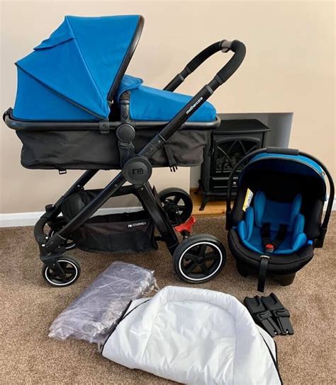 Mothercare Journey Travel System Pram Pushchair Teal In