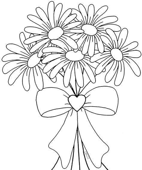 Disegni Da Colorare Bouquet Di Fiori Wonder