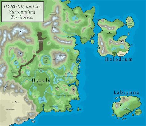 A Unified Map Of Hyrule I Made Mapmaking Zelda Map Map Zelda Art
