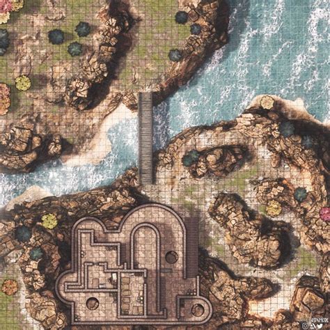 Battlemap X Baldur S Gate Inspired Stronghold Fantasymaps