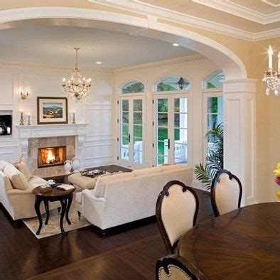 Browse 261,020 arch design ideas on houzz. love the archway | Sunken living room, Family room design ...