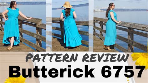 I M Dreaming Of A Vacation Dress Butterick 6757 R10633 Pattern Review Youtube