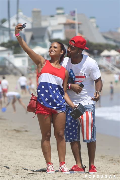 Christina Milian Posed With A Friend In July 2013 For A Beach Selfie 66 Celebrity Selfies