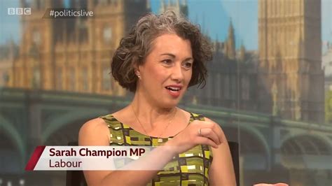 Labour Mp Sarah Champion Says Shed Back No Deal Brexit Because We
