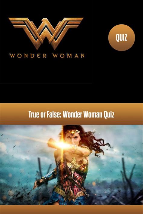 Wonder Woman Quiz Wonder Woman Movie Wonder Woman Movie Quizzes