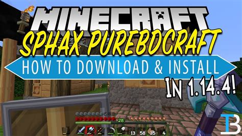How To Download And Install Sphax Purebdcraft In Minecraft 1144 Youtube
