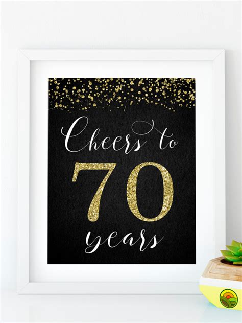 If you want to add photos to them just click on add photo and. INSTANT DOWNLOAD Cheers to 70 Years Printable 70th birthday