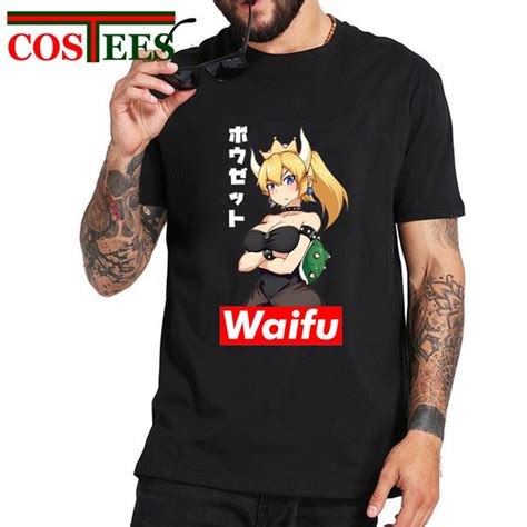 Popular Art Waifu Shirt Homme Sexy Anime Waifu Ahegao T Shirt Male