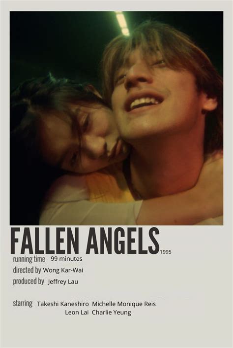 Fallen Angels Movie Poster Minimalist Películas Indie Nombres De