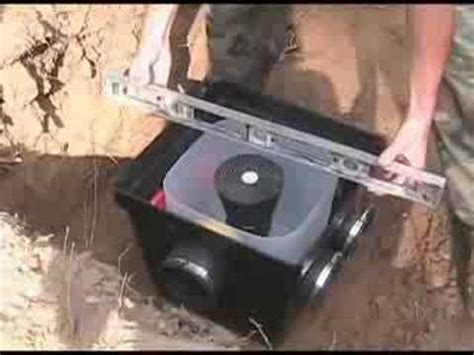 Knowing the location of a septic tank on your property is one of the most important things you should know when buying a property that has a septic system instead of a sanitary sewer. SeptiSurge Septic Box Distribution Demo - YouTube