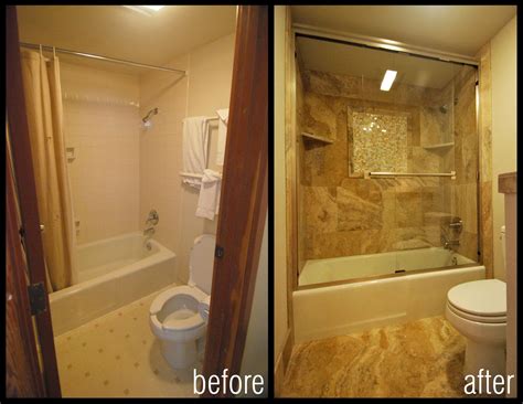 Start with the basics and essentials when remodeling your small bathroom since it can save you a lot of time, effort and money. before and after images of bathroom shower remodels ...