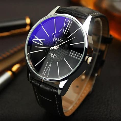 Elegant Watch Mens Watches Leather Luxury Watches For Men