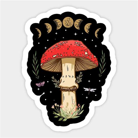 Dark Academia Cottagecore Aesthetic Magical Mushroom Fungi Buy It Now
