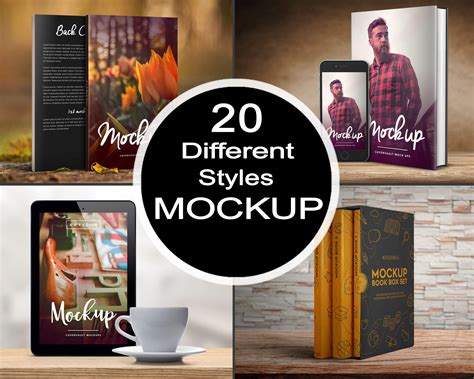 Amazing 3d book cover mockup in 20 different styles for $5 - SEOClerks