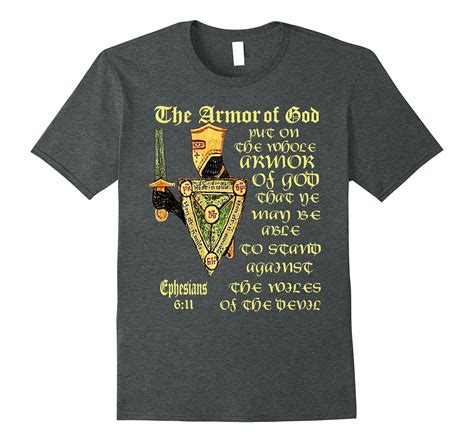 The Armor Of God T Shirt Prayer Warrior Christian T Shirt