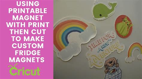 How To Make Your Own Custom Fridge Magnets With Print Then Cut On Your
