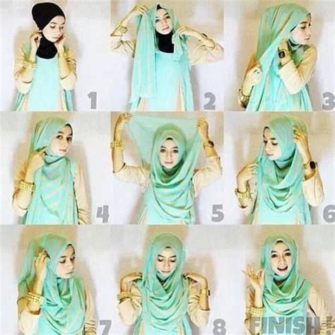 Easy Stylish Chest Coverage Hijab Tutorial Hijab Fashion Hijab Tutorial Hijab
