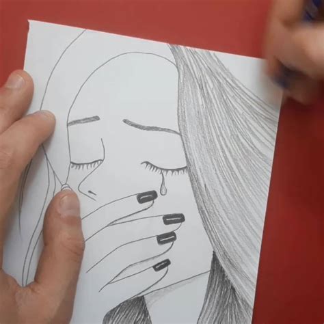 Cómo Dibujar Una Mujer Triste De La Manera Fácil A Sad Girl