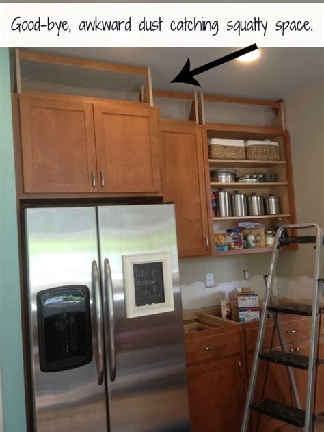 I have lived in older homes where there is a soffit so i decorate that. Above cabinets, Cabinets and Spaces on Pinterest