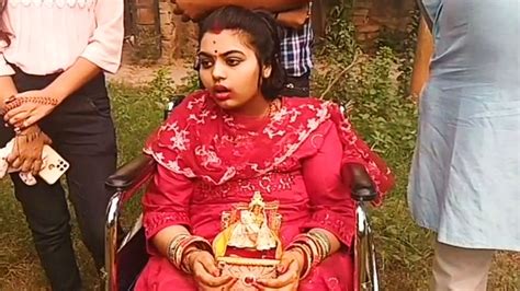 भगवान श्री कृष्ण से कराई बेटी की शादी वृंदावन से आई बारात नाच गाने के साथ हुई विदाई gwalior