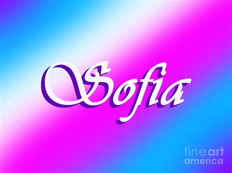 Sofia Name Clip Art