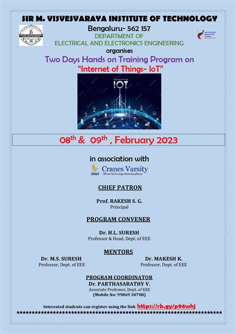 Department Of Electrical And Electronics Engineering Organising Two