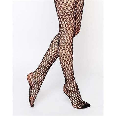 Emilio Cavallini Open Fishnet Tights 31 Liked On Polyvore Featuring