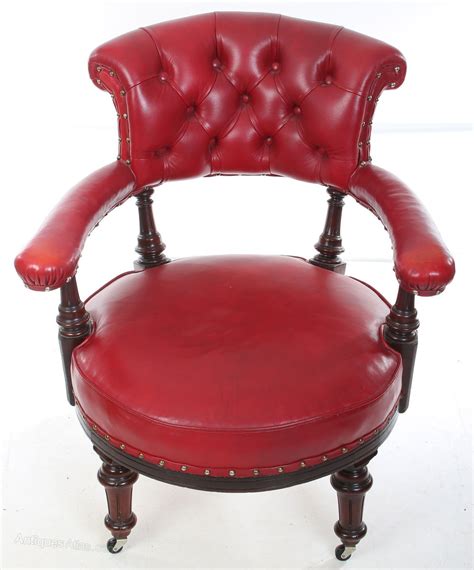 Buy captain's chairs and get the best deals at the lowest prices on ebay! Mahogany Leather Captains Chair - Antiques Atlas