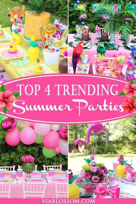 Top 4 Trending Summer Party Themes Via Blossom 1st Birthday Party