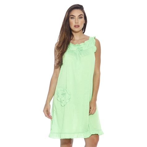 Dreamcrest 1562c Pur S Dreamcrest Nightgown Women Sleepwear Womans Pajamas Bright Green