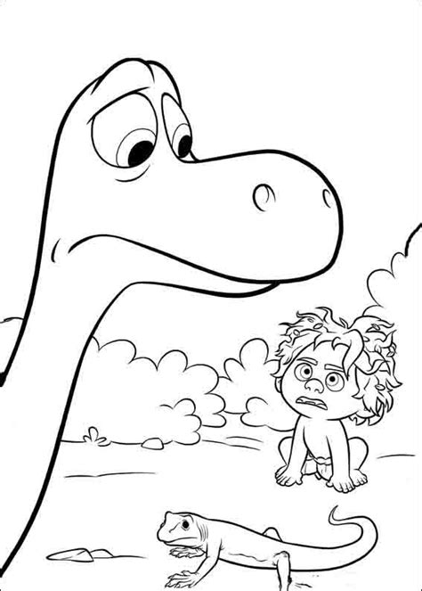 Desenhos Infantis Para Colorir Do O Bom Dinossauro