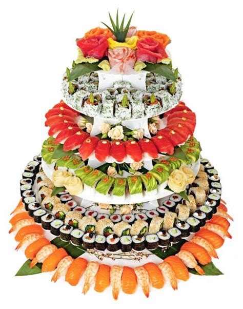 This Sushi Extravaganza Of A Wedding Cake Isnt Playing Around Sushi