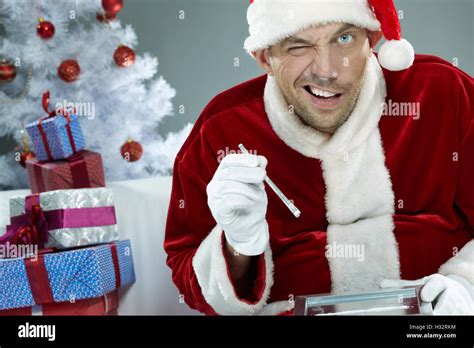 Santa Drug Dealer Stock Photo Alamy