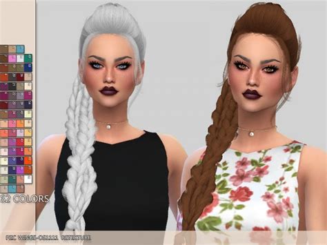Sims 4 Hairs The Sims Resource Wings Os1111f Hair Retextured By