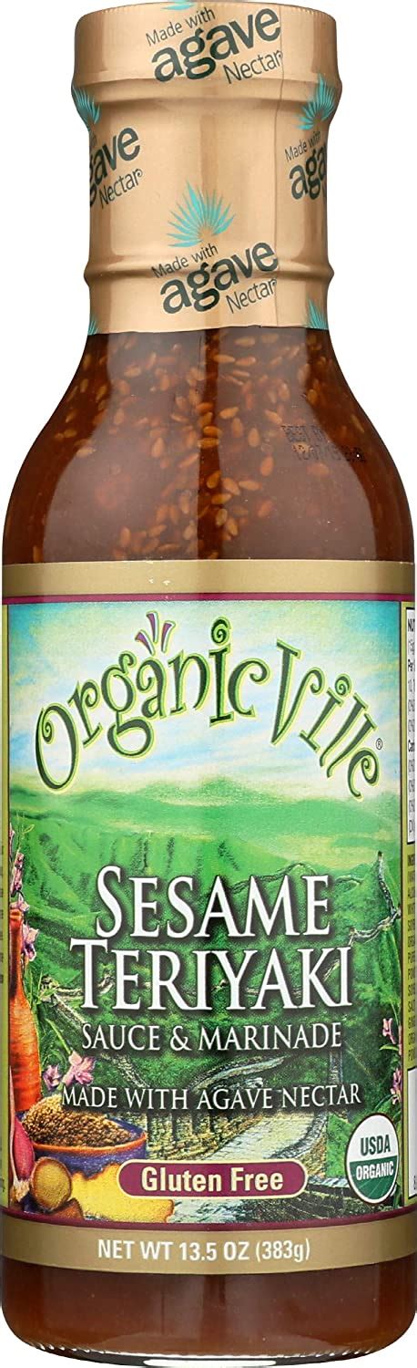 Organicville Sauce Teriyaki Sesame 135 Oz Grocery