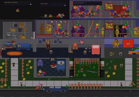 Fnaf 4 Mini Game Map And Extras Fivenightsatfreddys