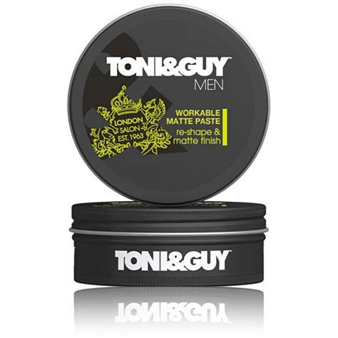 Toni Guy Workable Matte Paste - Toni&Guy Workable Matte Paste plaukų modeliavimo priemonė vyrams 75ml.